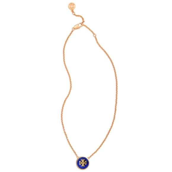 TORY BURCH • Semiprecious Stone Logo Necklace - Picture 5 of 5